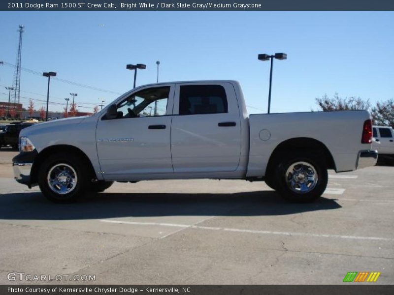 Bright White / Dark Slate Gray/Medium Graystone 2011 Dodge Ram 1500 ST Crew Cab