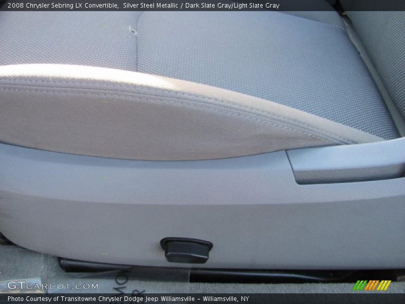 Silver Steel Metallic / Dark Slate Gray/Light Slate Gray 2008 Chrysler Sebring LX Convertible