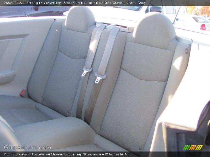 Silver Steel Metallic / Dark Slate Gray/Light Slate Gray 2008 Chrysler Sebring LX Convertible