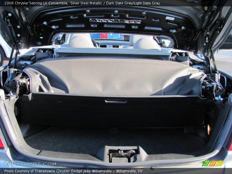 Silver Steel Metallic / Dark Slate Gray/Light Slate Gray 2008 Chrysler Sebring LX Convertible