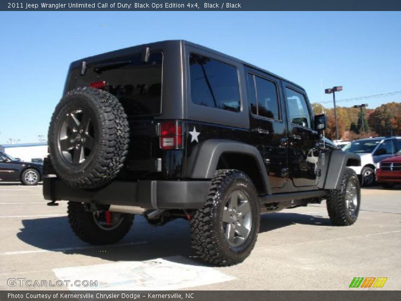  2011 Wrangler Unlimited Call of Duty: Black Ops Edition 4x4 Black