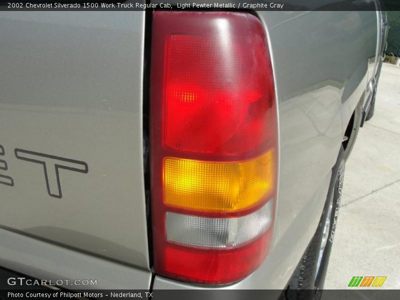 Light Pewter Metallic / Graphite Gray 2002 Chevrolet Silverado 1500 Work Truck Regular Cab