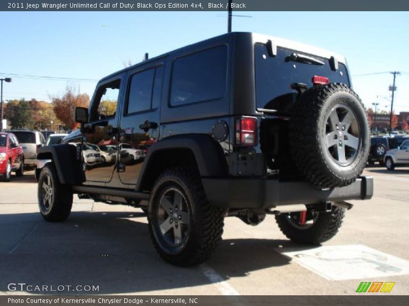 Black / Black 2011 Jeep Wrangler Unlimited Call of Duty: Black Ops Edition 4x4