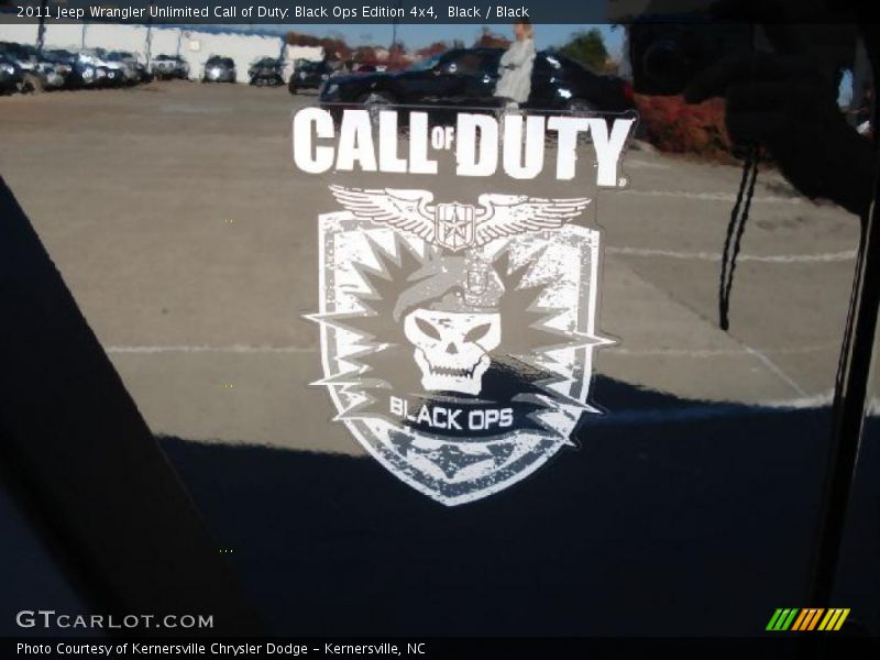  2011 Wrangler Unlimited Call of Duty: Black Ops Edition 4x4 Logo