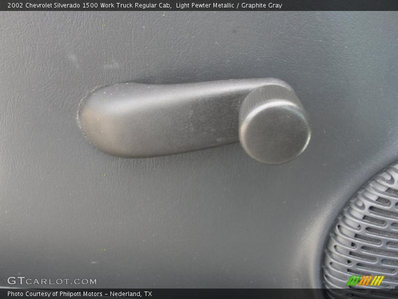 Light Pewter Metallic / Graphite Gray 2002 Chevrolet Silverado 1500 Work Truck Regular Cab