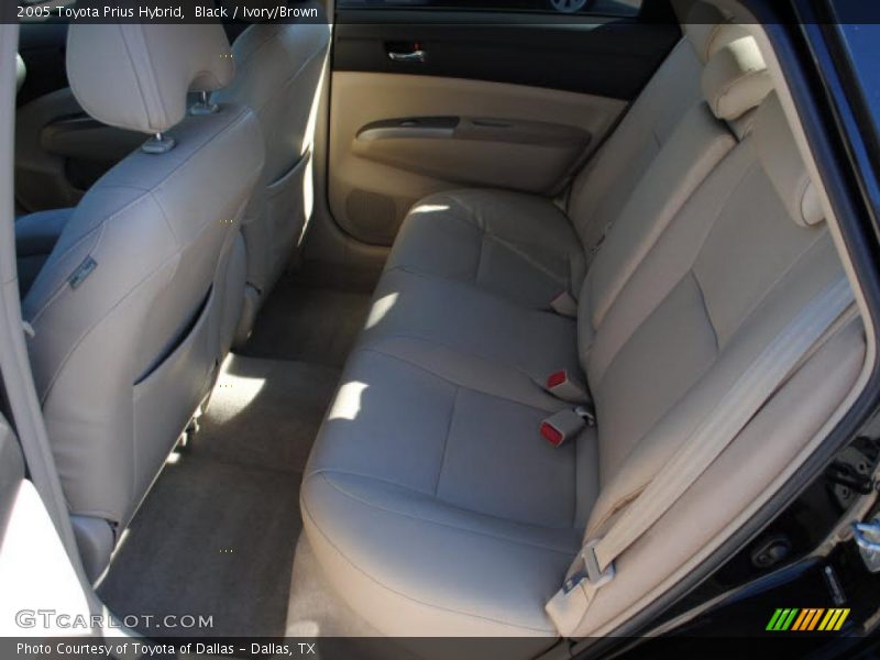 Black / Ivory/Brown 2005 Toyota Prius Hybrid