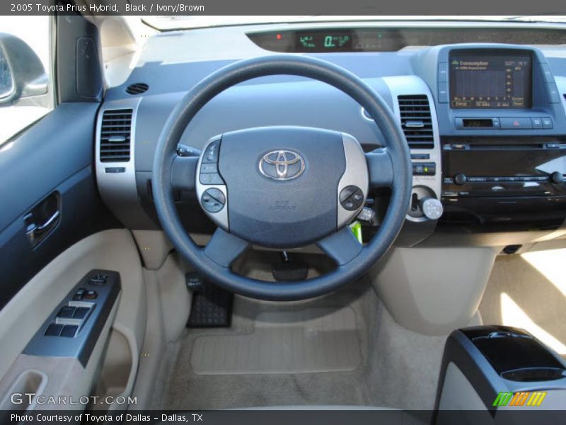 Black / Ivory/Brown 2005 Toyota Prius Hybrid