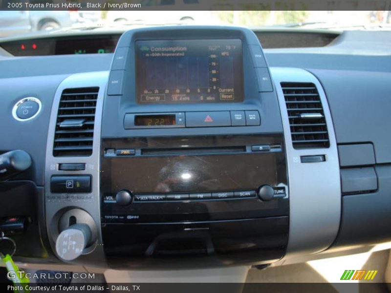 Black / Ivory/Brown 2005 Toyota Prius Hybrid