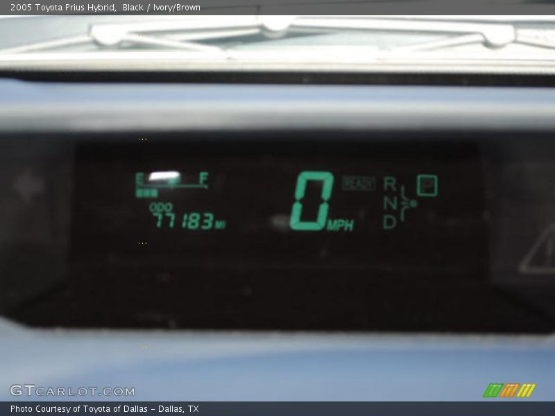 Black / Ivory/Brown 2005 Toyota Prius Hybrid
