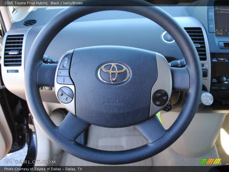 Black / Ivory/Brown 2005 Toyota Prius Hybrid