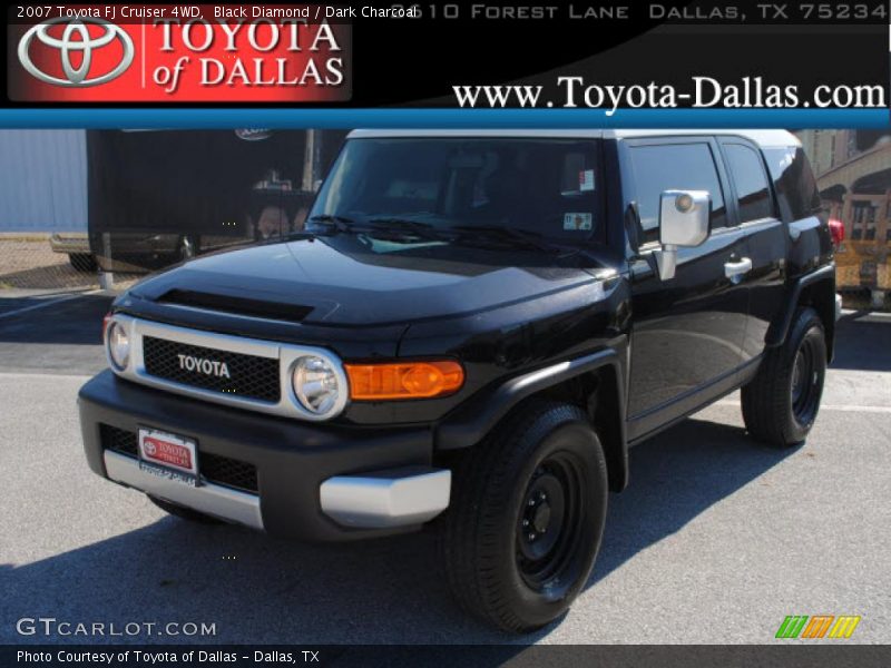 Black Diamond / Dark Charcoal 2007 Toyota FJ Cruiser 4WD