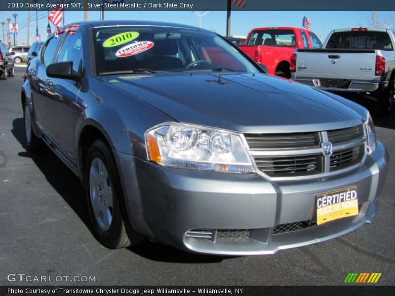Silver Steel Metallic / Dark Slate Gray 2010 Dodge Avenger SXT