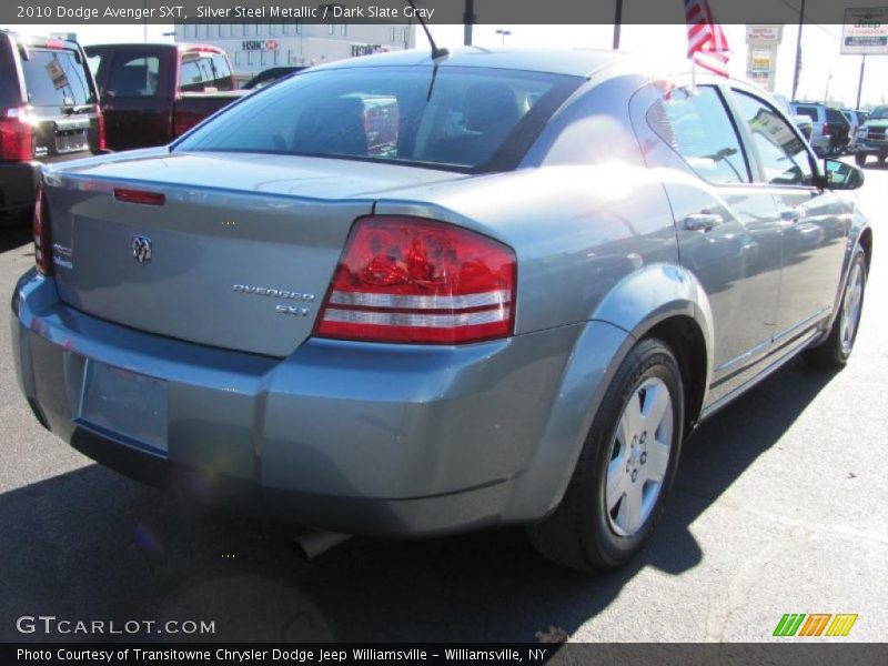 Silver Steel Metallic / Dark Slate Gray 2010 Dodge Avenger SXT