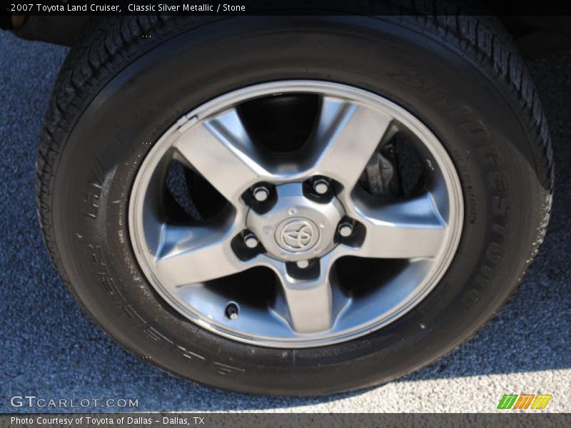 Classic Silver Metallic / Stone 2007 Toyota Land Cruiser