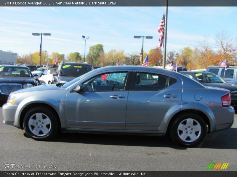 Silver Steel Metallic / Dark Slate Gray 2010 Dodge Avenger SXT