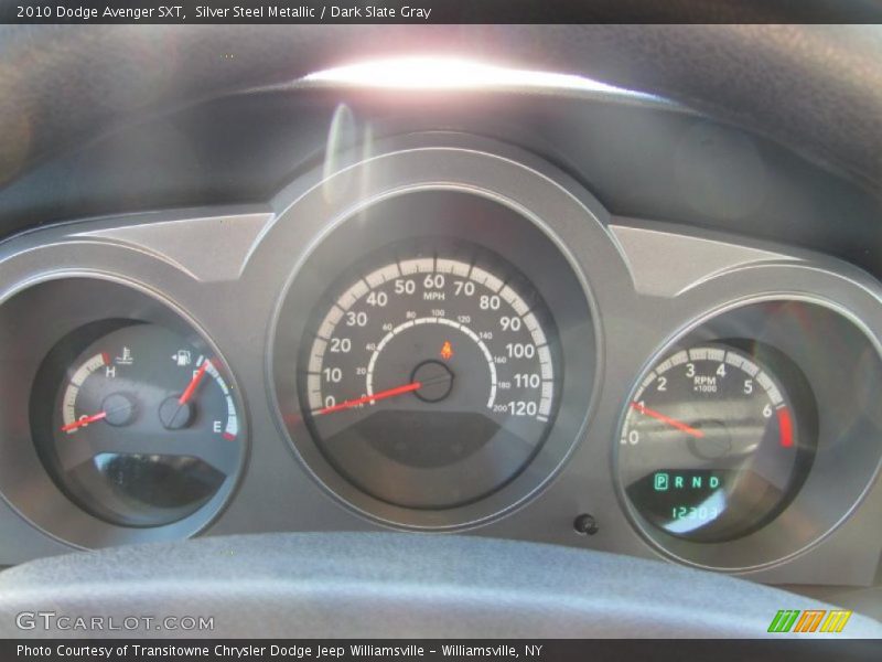 Silver Steel Metallic / Dark Slate Gray 2010 Dodge Avenger SXT