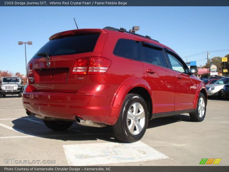 Inferno Red Crystal Pearl / Pastel Pebble Beige 2009 Dodge Journey SXT