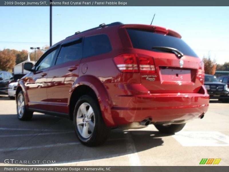 Inferno Red Crystal Pearl / Pastel Pebble Beige 2009 Dodge Journey SXT