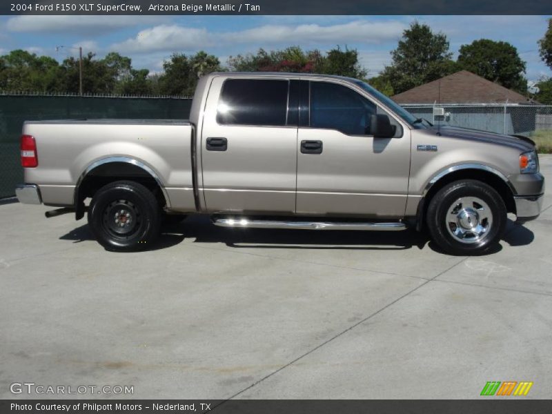 Arizona Beige Metallic / Tan 2004 Ford F150 XLT SuperCrew