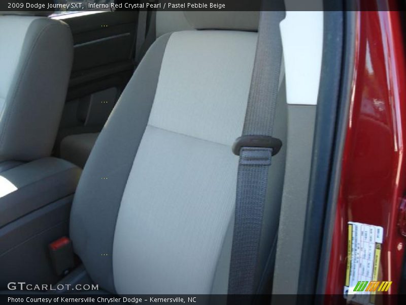 Inferno Red Crystal Pearl / Pastel Pebble Beige 2009 Dodge Journey SXT