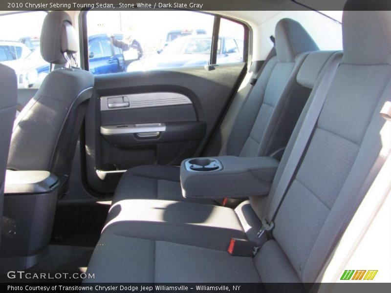 Stone White / Dark Slate Gray 2010 Chrysler Sebring Touring Sedan