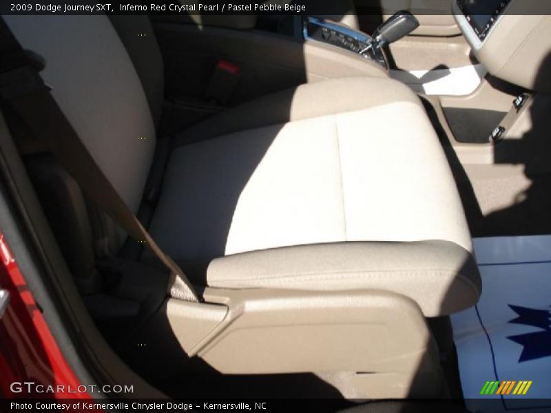 Inferno Red Crystal Pearl / Pastel Pebble Beige 2009 Dodge Journey SXT