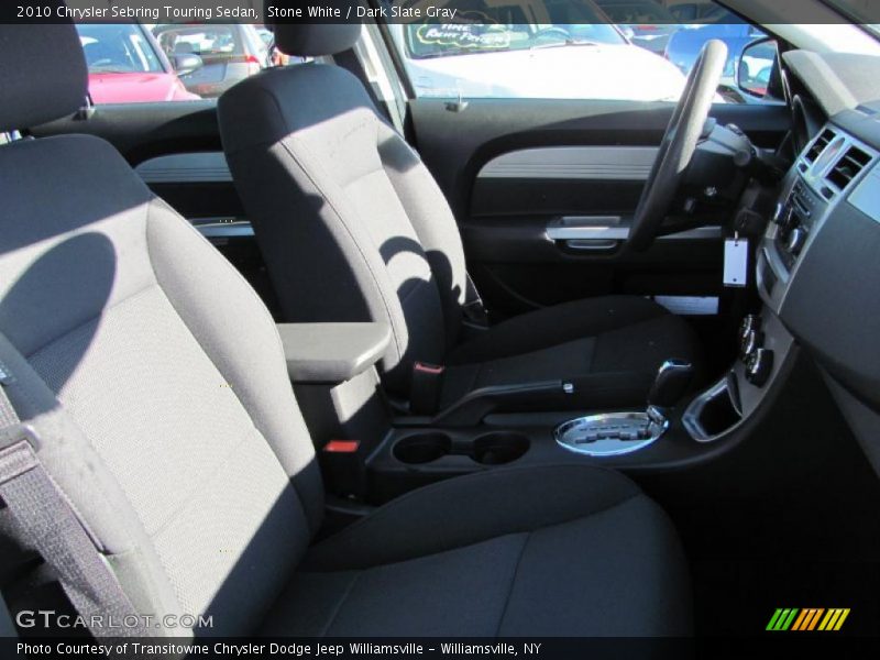 Stone White / Dark Slate Gray 2010 Chrysler Sebring Touring Sedan