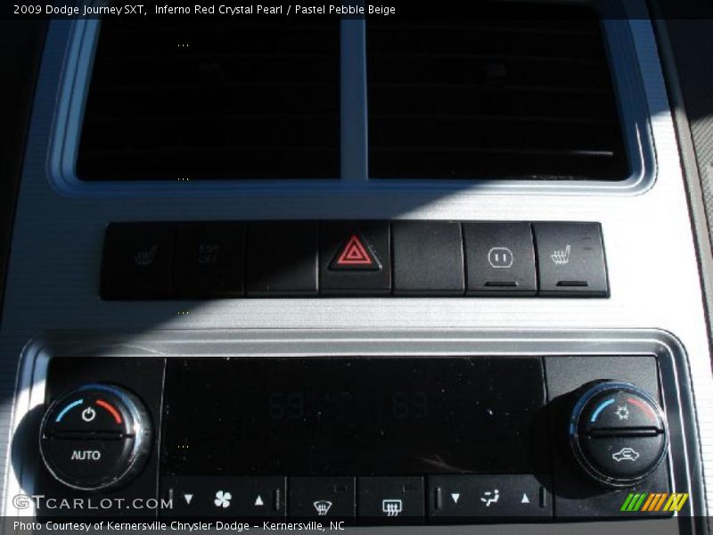 Inferno Red Crystal Pearl / Pastel Pebble Beige 2009 Dodge Journey SXT