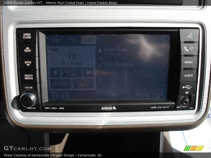 Inferno Red Crystal Pearl / Pastel Pebble Beige 2009 Dodge Journey SXT