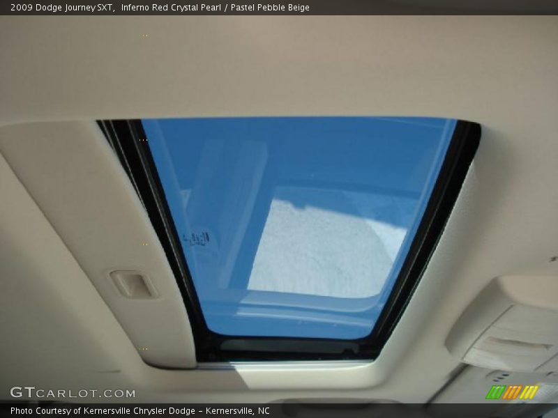 Inferno Red Crystal Pearl / Pastel Pebble Beige 2009 Dodge Journey SXT