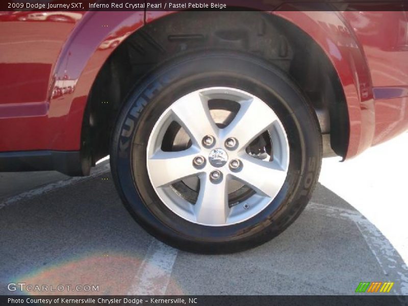 Inferno Red Crystal Pearl / Pastel Pebble Beige 2009 Dodge Journey SXT