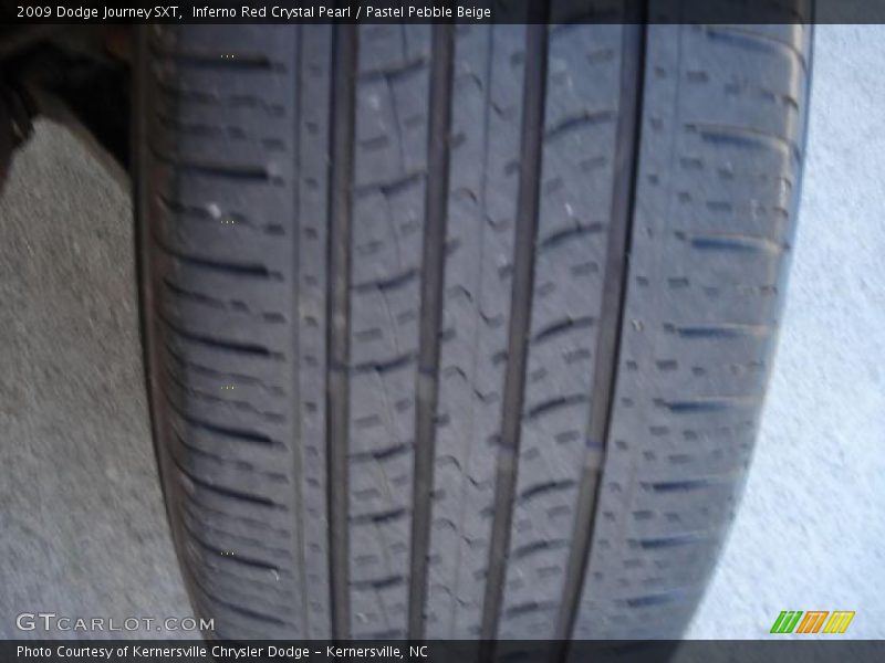 Inferno Red Crystal Pearl / Pastel Pebble Beige 2009 Dodge Journey SXT