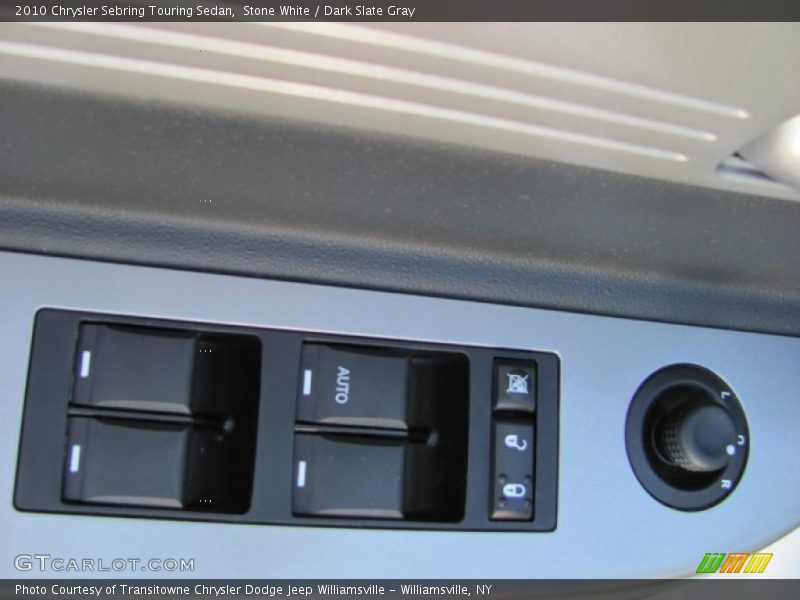 Stone White / Dark Slate Gray 2010 Chrysler Sebring Touring Sedan