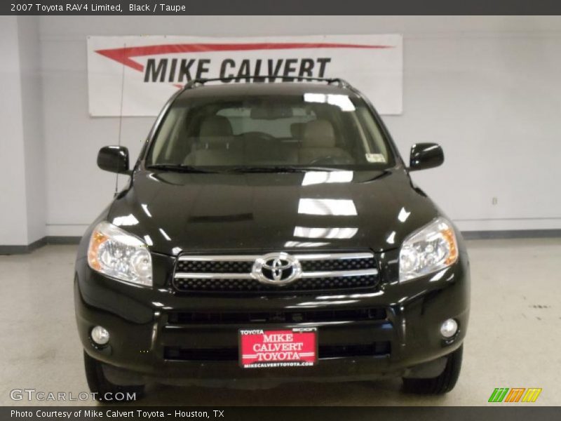 Black / Taupe 2007 Toyota RAV4 Limited