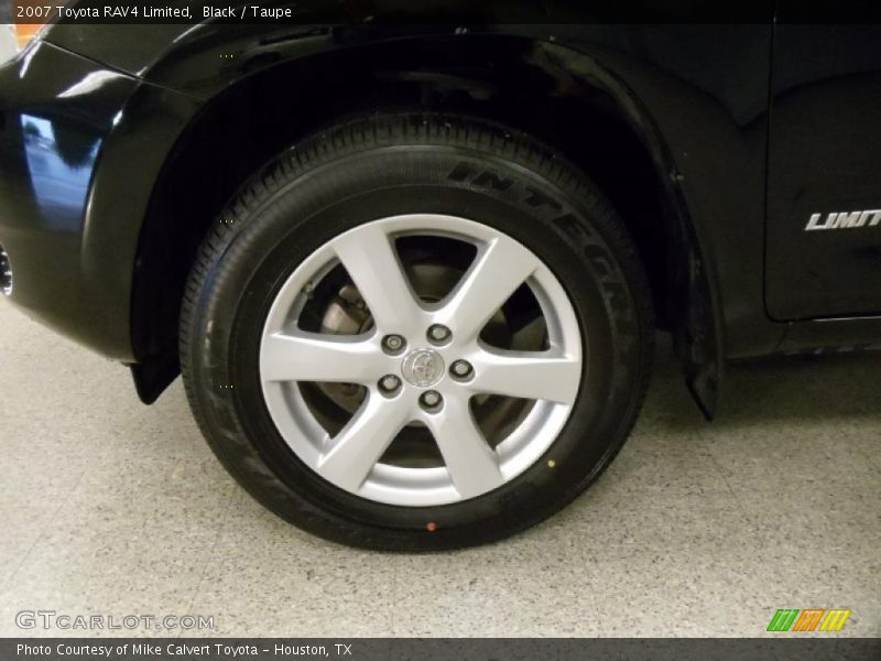 Black / Taupe 2007 Toyota RAV4 Limited