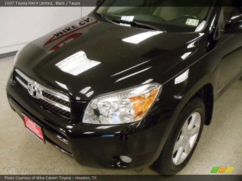 Black / Taupe 2007 Toyota RAV4 Limited