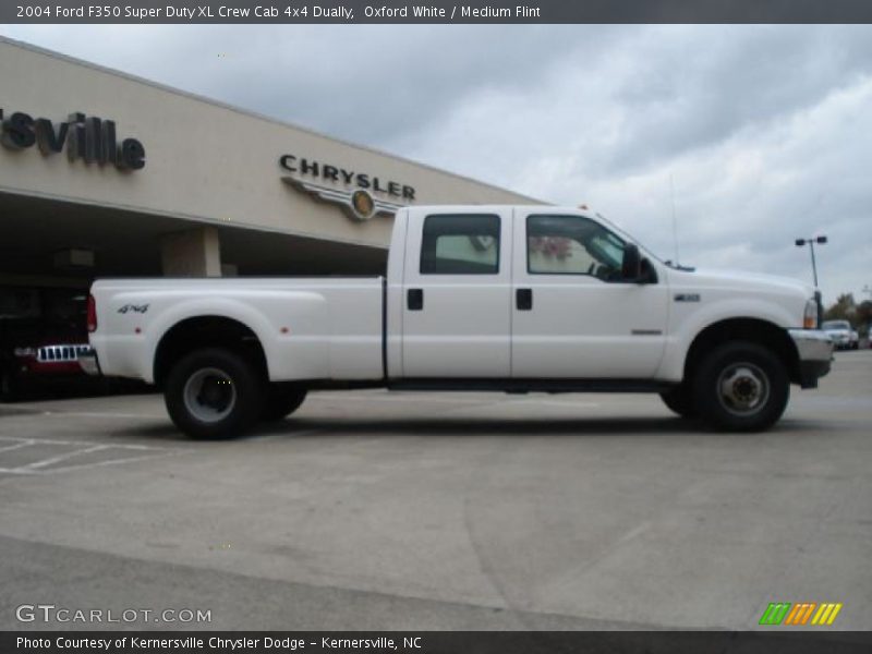 Oxford White / Medium Flint 2004 Ford F350 Super Duty XL Crew Cab 4x4 Dually