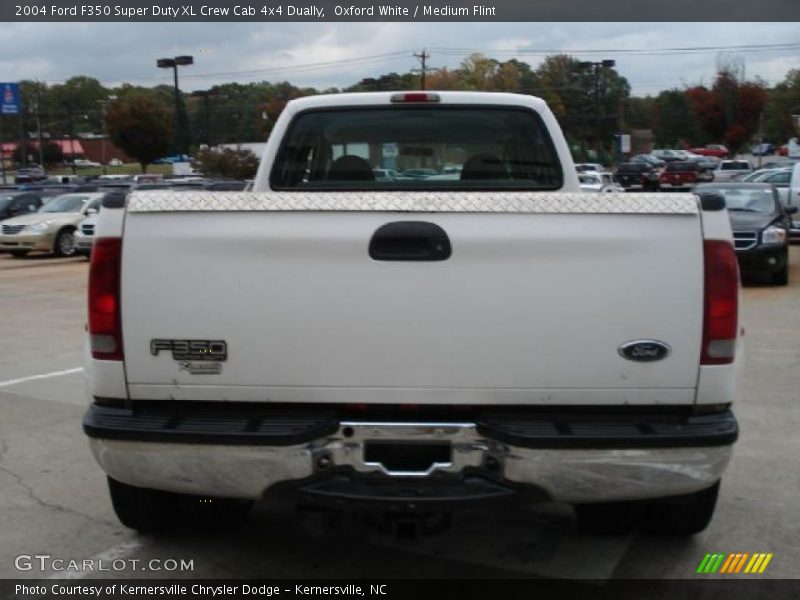 Oxford White / Medium Flint 2004 Ford F350 Super Duty XL Crew Cab 4x4 Dually