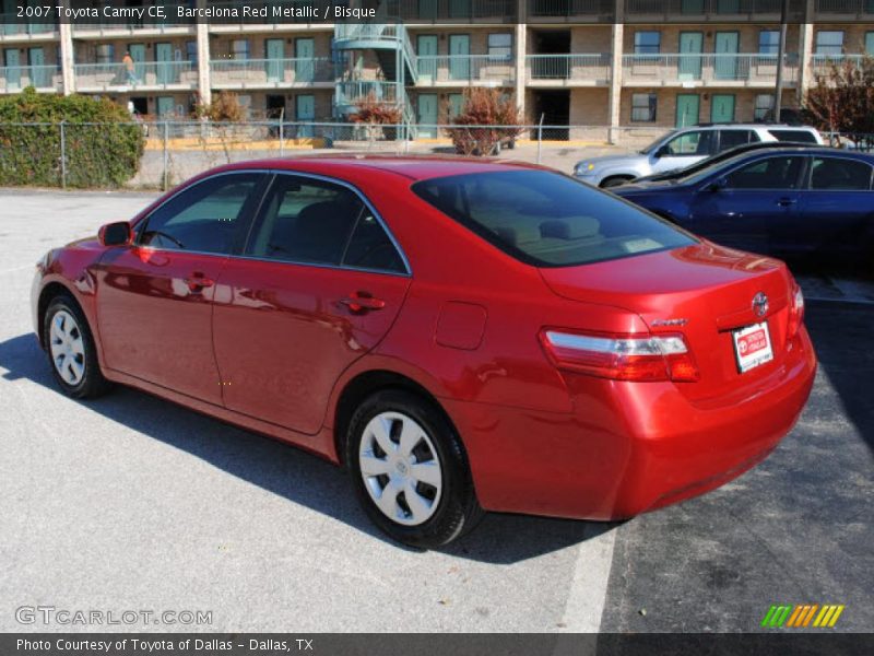 Barcelona Red Metallic / Bisque 2007 Toyota Camry CE