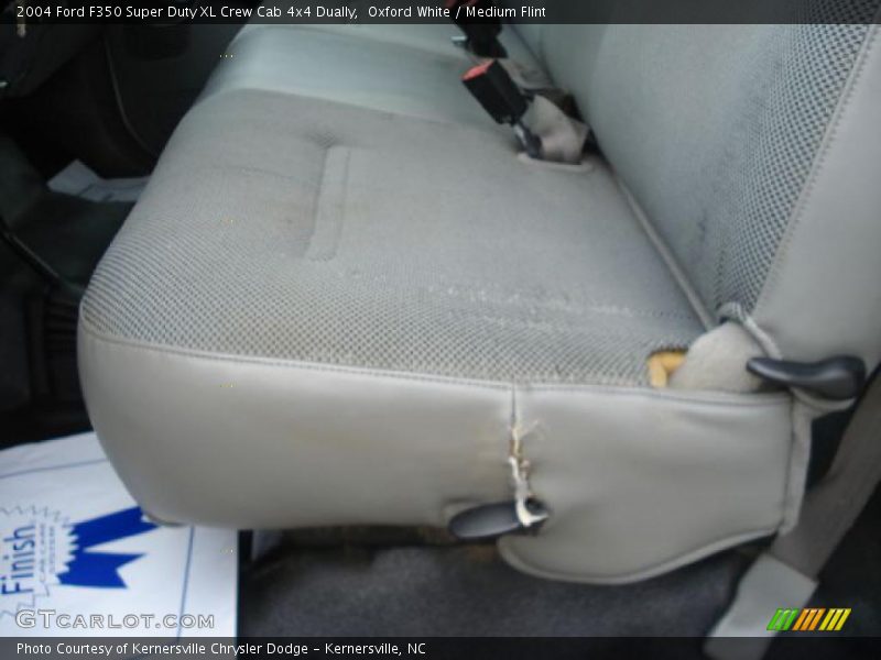 2004 F350 Super Duty XL Crew Cab 4x4 Dually Medium Flint Interior