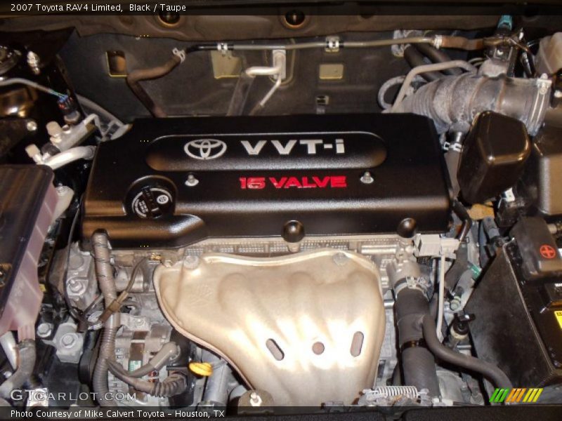 Black / Taupe 2007 Toyota RAV4 Limited