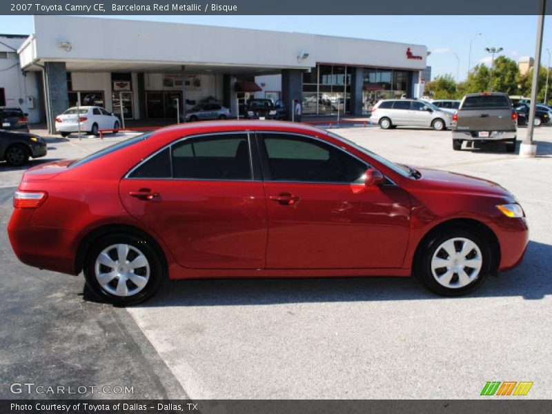 Barcelona Red Metallic / Bisque 2007 Toyota Camry CE