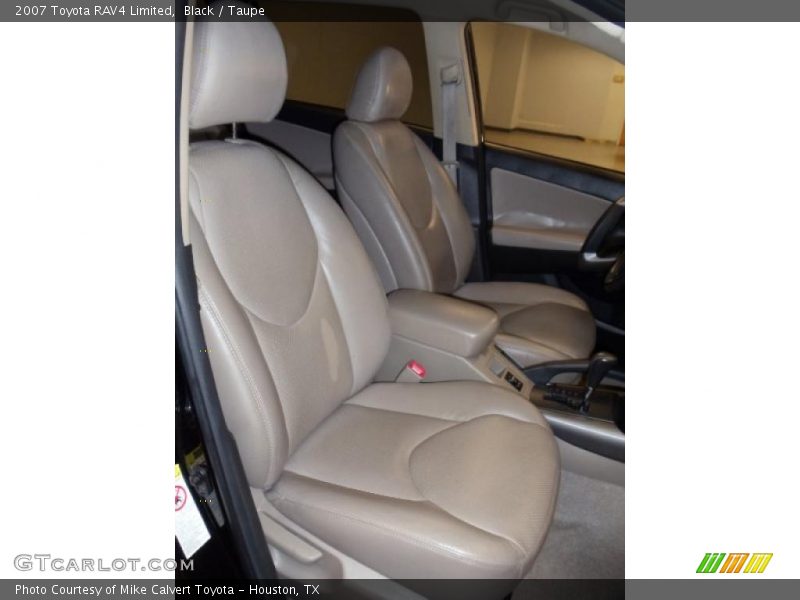 Black / Taupe 2007 Toyota RAV4 Limited