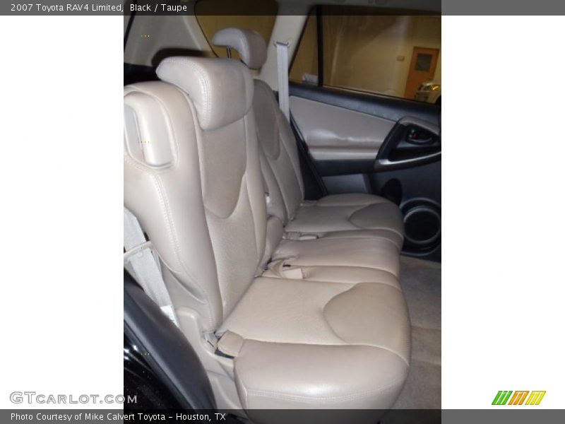 Black / Taupe 2007 Toyota RAV4 Limited
