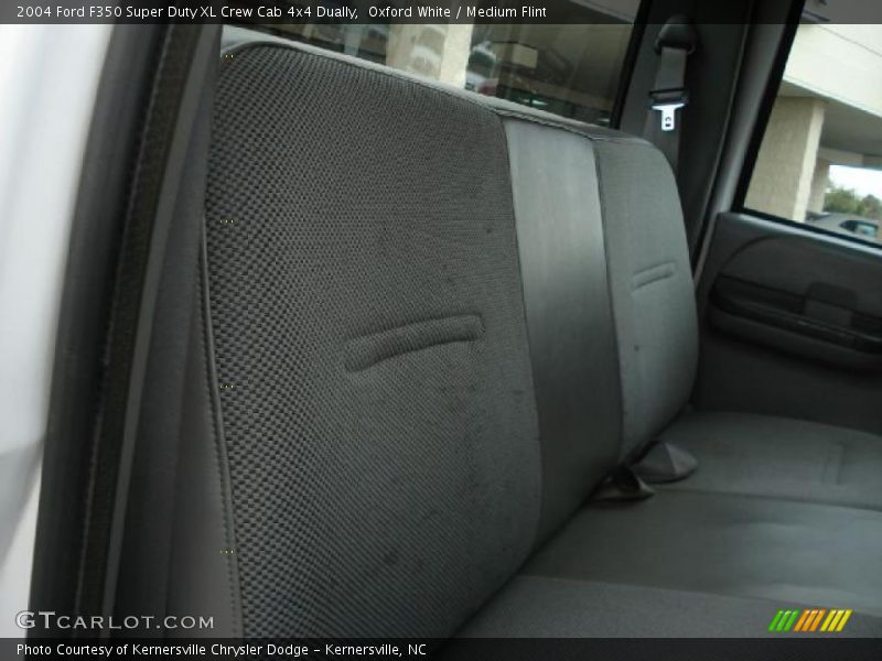 Oxford White / Medium Flint 2004 Ford F350 Super Duty XL Crew Cab 4x4 Dually