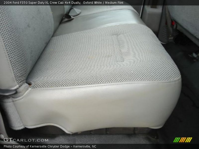 Oxford White / Medium Flint 2004 Ford F350 Super Duty XL Crew Cab 4x4 Dually