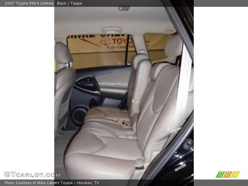 Black / Taupe 2007 Toyota RAV4 Limited