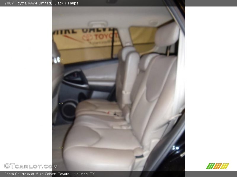 Black / Taupe 2007 Toyota RAV4 Limited