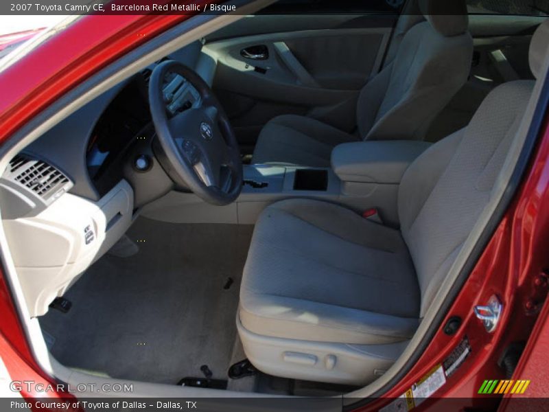 Barcelona Red Metallic / Bisque 2007 Toyota Camry CE