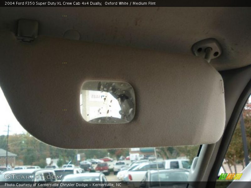Oxford White / Medium Flint 2004 Ford F350 Super Duty XL Crew Cab 4x4 Dually
